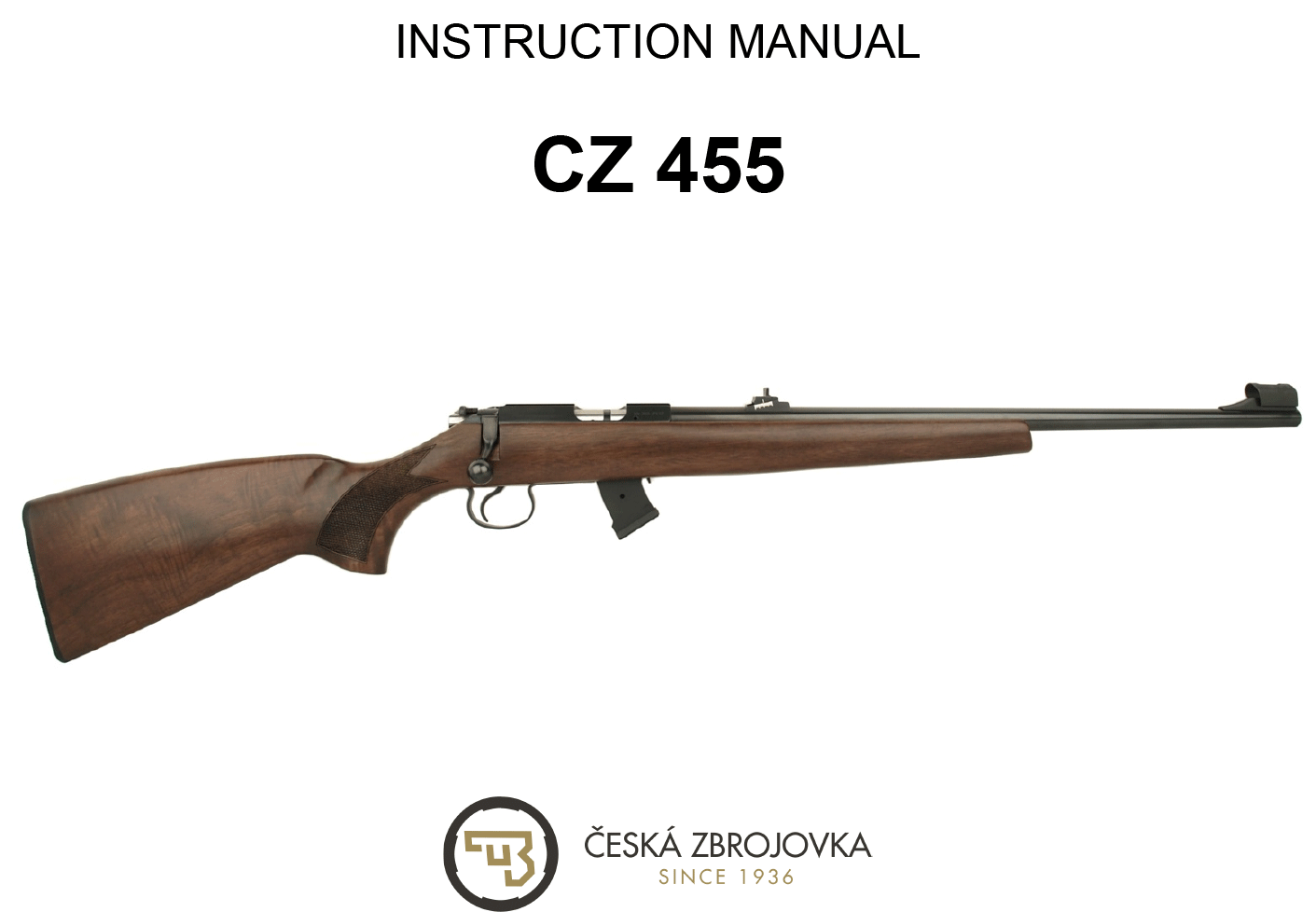 CZ 455 Owner's Manual